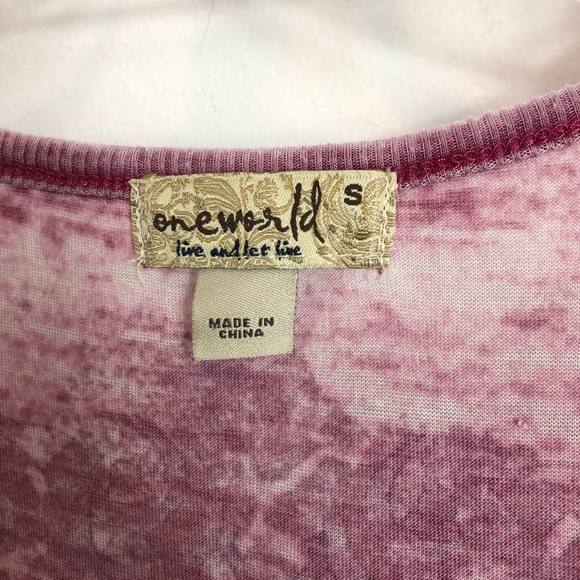 burnout T-shirt, purple, Small - Picture 7 of 7